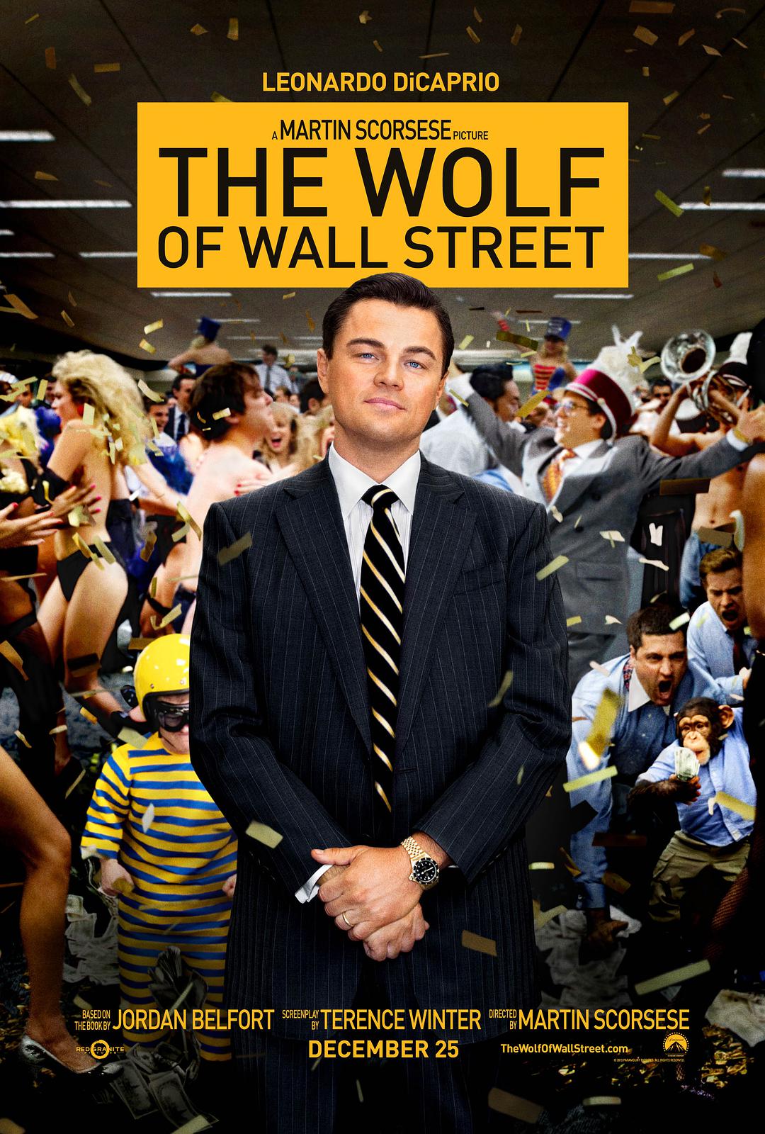 电影：《华尔街之狼》封面
