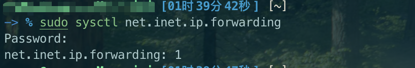开启IP转发